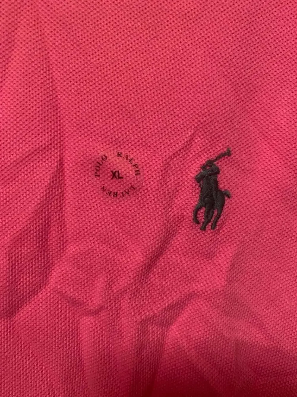 Polo Ralph Lauren Custom Slim Fit Mesh Polo Shirt in Pink/Green NWT